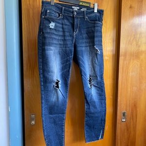 Denizen Women’s Modern Ankle Distressed Skinny